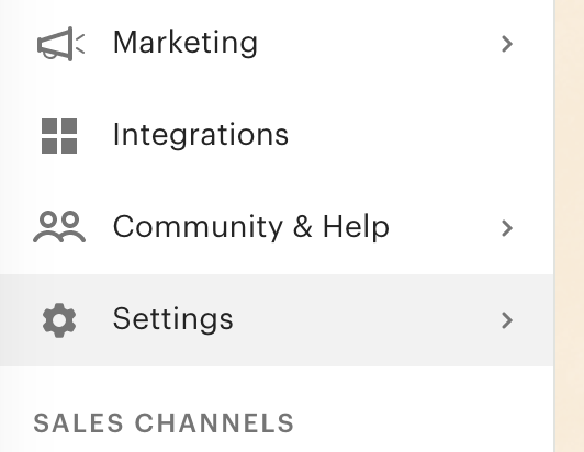 How to find your Shop Manager Settings page