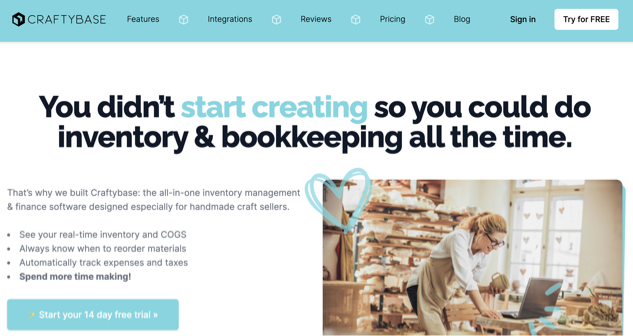 Craftybase Alternative to GoDaddy Bookkeeping