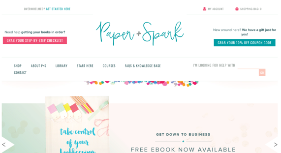 Paper + Spark Alternative to GoDaddy Bookkeeping