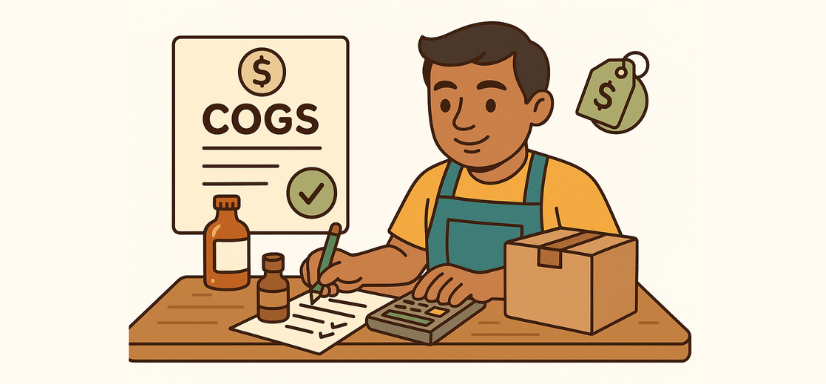 How do I calculate COGS step-by-step?