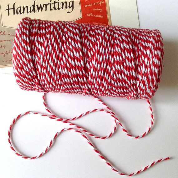 Red & White Baker's Twine