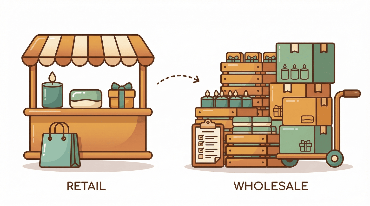 Retail vs wholesale inventory management