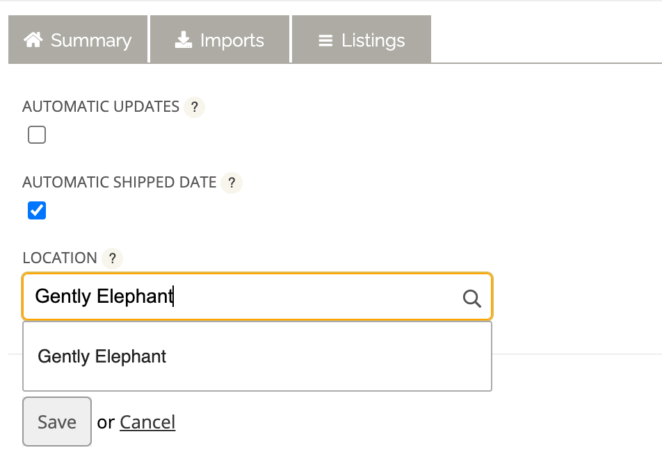 Craftybase automatic shipped date change