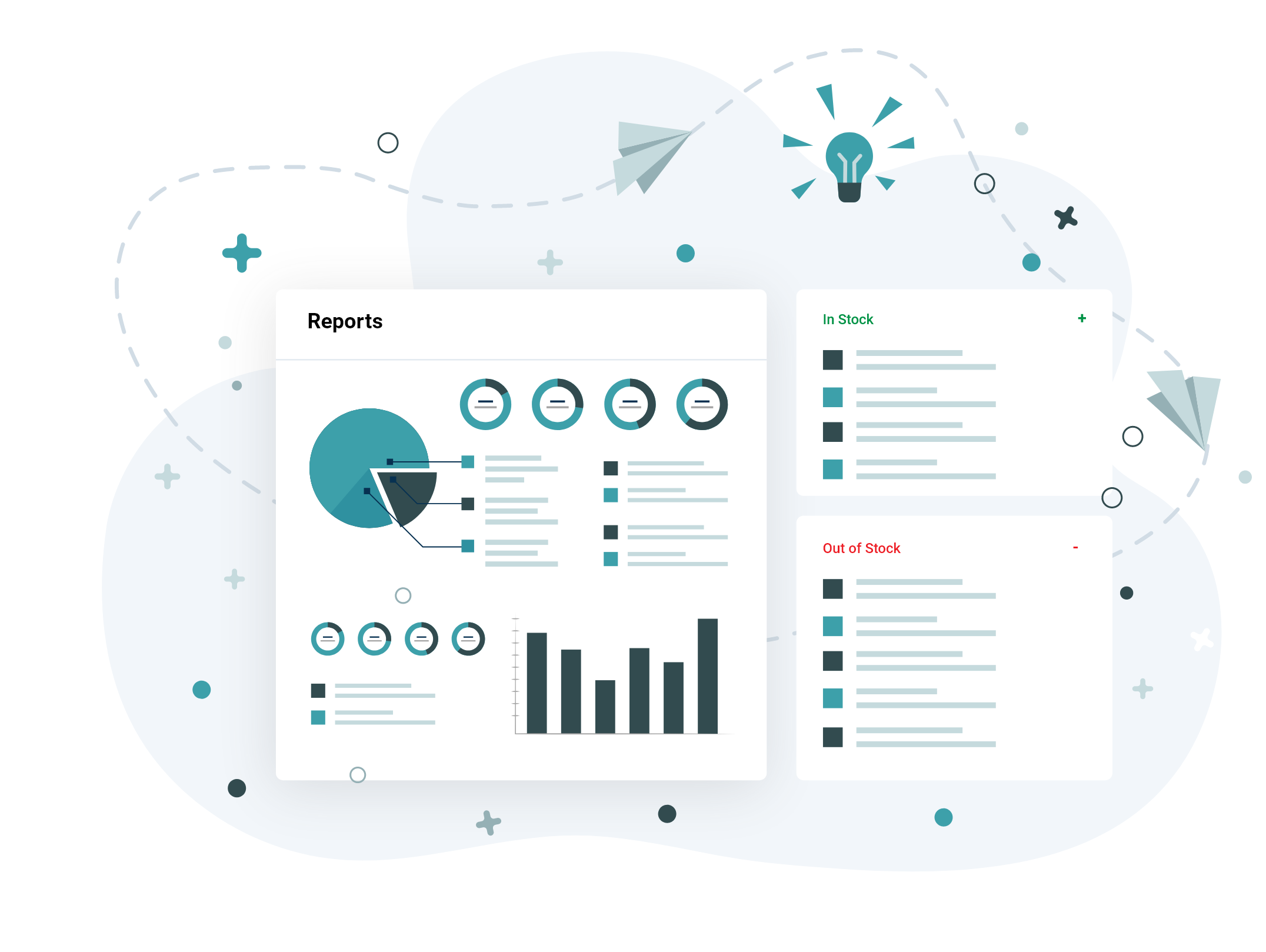 Reports and analytics for handmade business