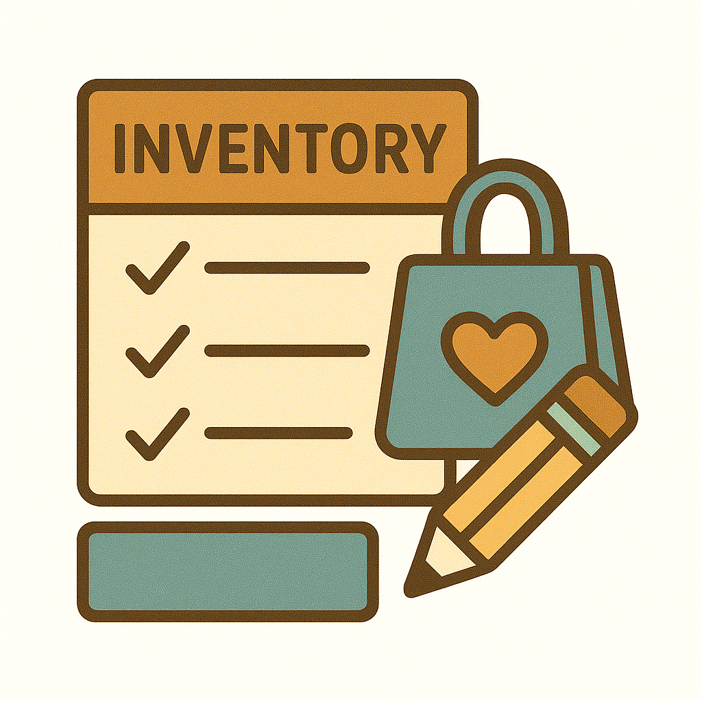 Craft Show Inventory Template