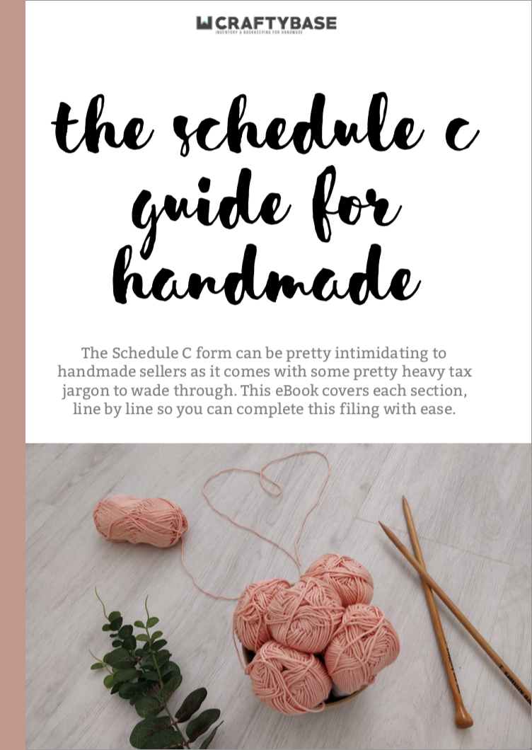 Tax playbook for Handmade Sellers eBook Cover