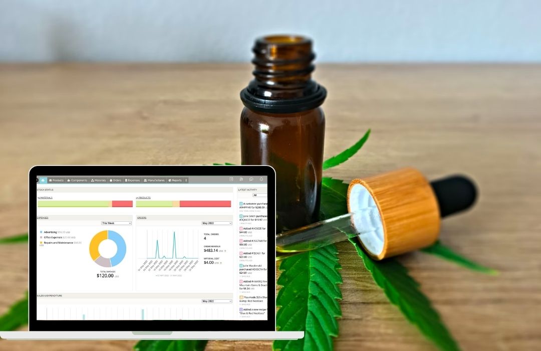 CBD and Cannabis product inventory software