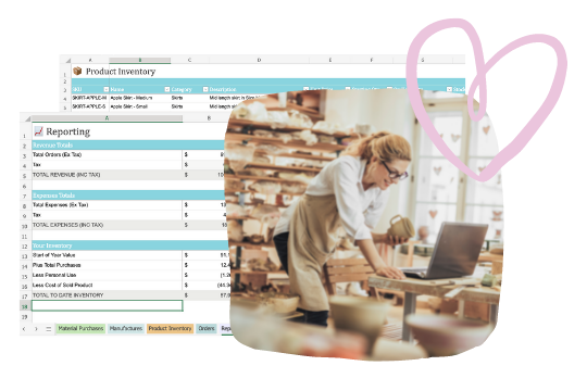 Free inventory spreadsheet for small manufacturers